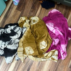 3 free people tie dye kimonos